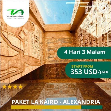 LA MESIR - KAIRO ALEXANDRIA - 4 HARI 3MALAM - 4 STAR LA TURKI - 8 HARI 7 MALAM - ISTANBUL - BURSA PAMUKKALE - CAPPADOCIA - KUSDASI - KONYA - ANKARA