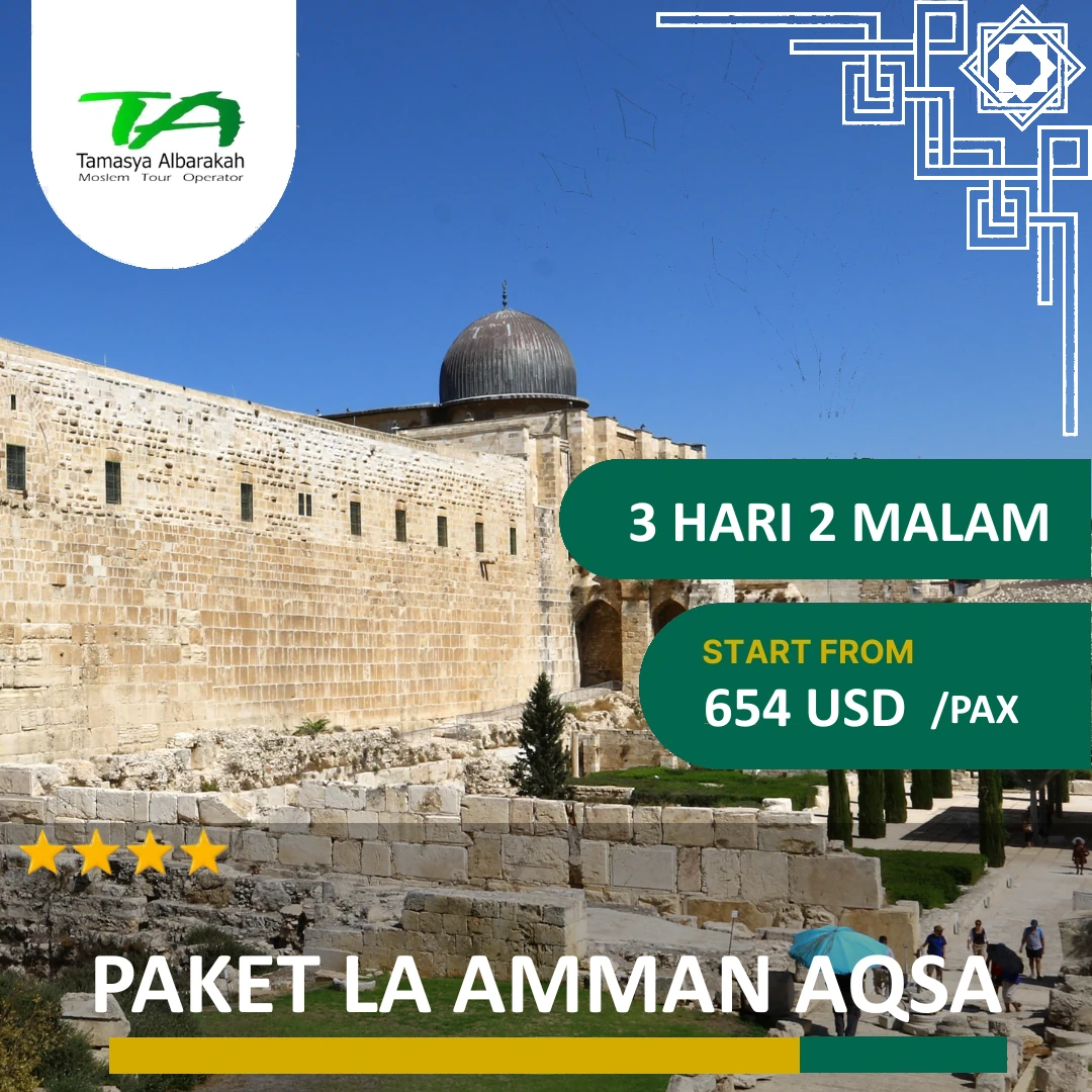 3D2N AMMAN JERUSALEM WEB - BANNER - LA AMMAN AQSA BINTANG 4- 1080PX