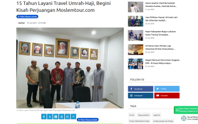 15 Tahun Layani Travel Umrah-Haji, Begini Kisah Perjuangan Moslemtour.com